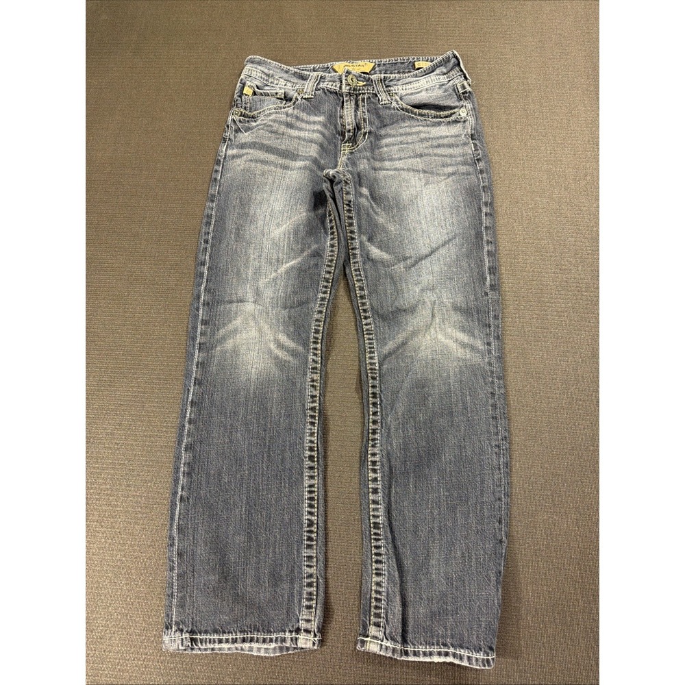 Big Star Union Regular Straight Jeans Men's 30S X29 Blue Denim